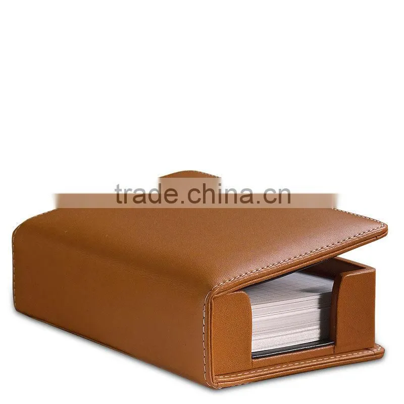 Hot Selling PU Leather Note Paper Holder