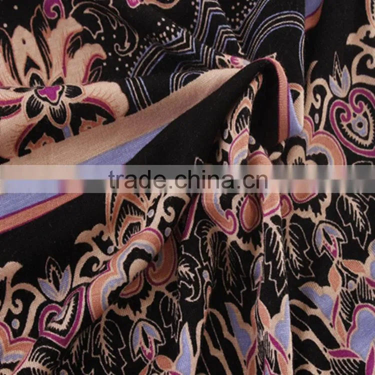 New fashion flower design product china wholesale cotton printing fabric for clothing