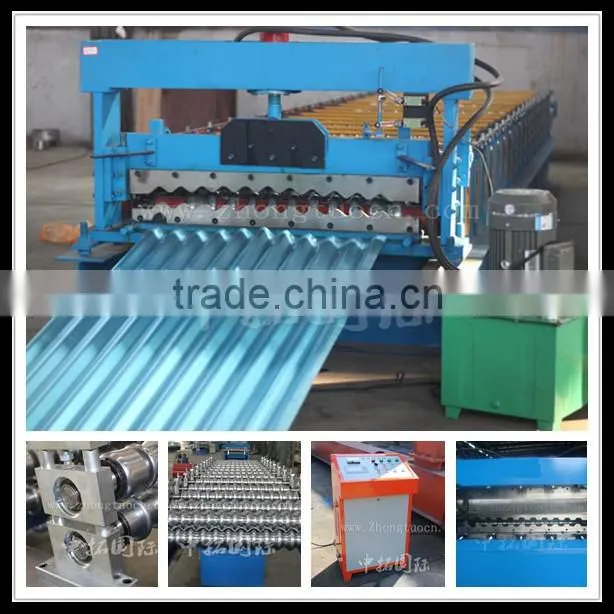 Zhongtuo corrugated 1008 and 1000 Trapezoidal Double Layer roll forming machine