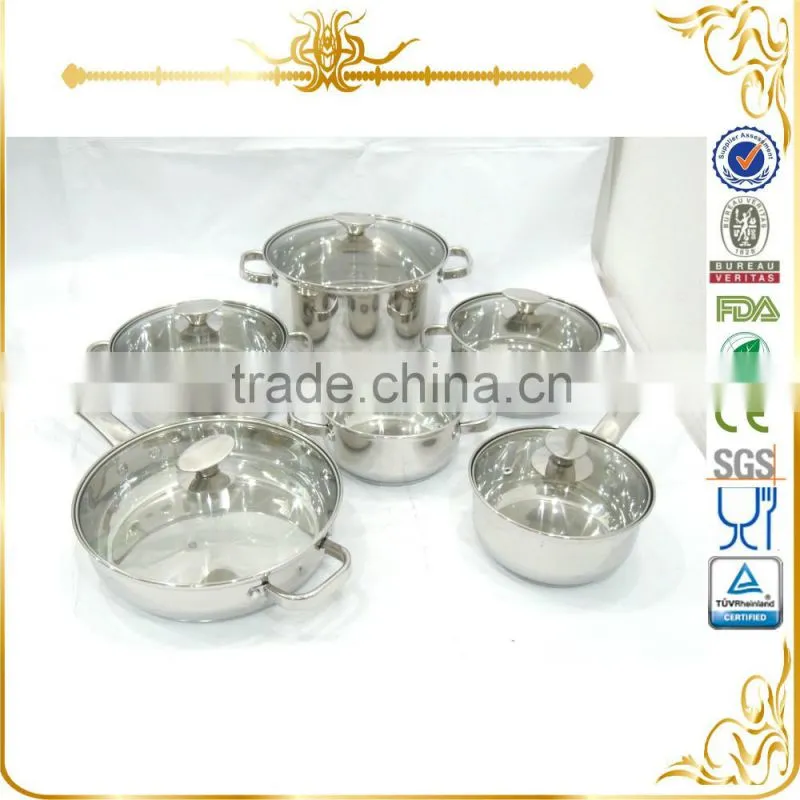 New developing stainless steel cookware set MSF-3995