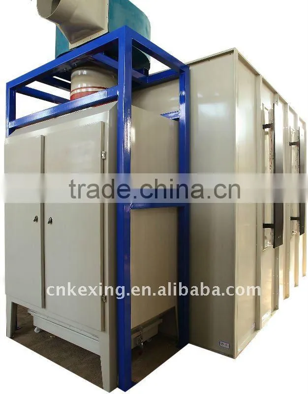 China easy operate powder coating cabine