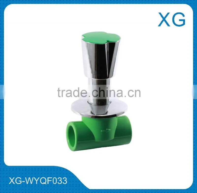 PVC white ball valve /Hexagon threaded black pvc ball valves/PVC pipe fittings