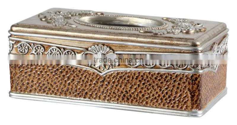 High quality clear acrylic crystal tissue box, refillable tissue box JHF14-2310A