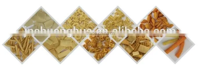 Fried Pasta Snack Making Machine/Production Line which has Passed CE Certification