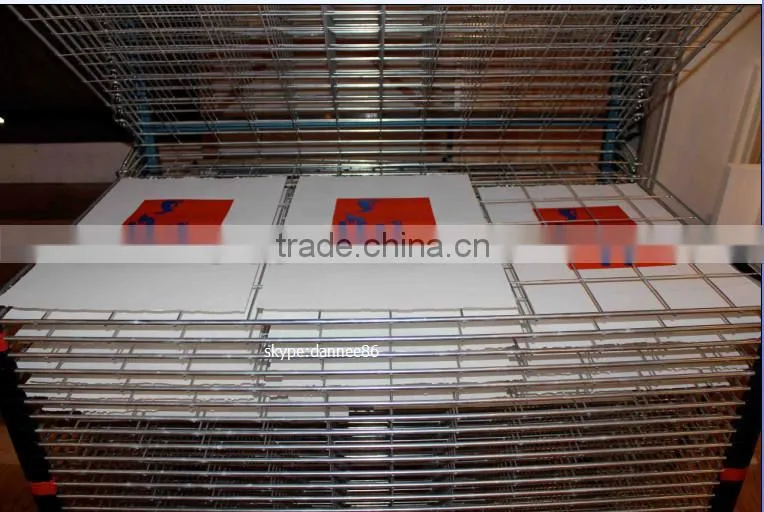 Drying rack for silk screen prints