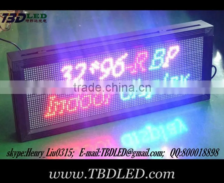 P10 full color programmeable outdoor led message sign led display board