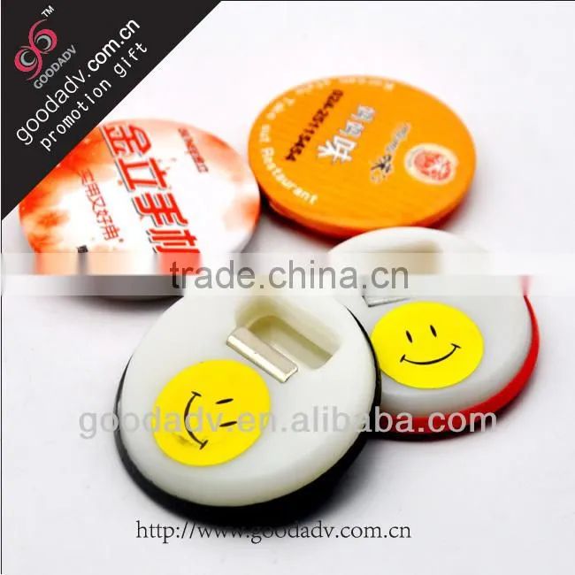 2014 New arrive refrigerator decoration magnet beer bottle opener