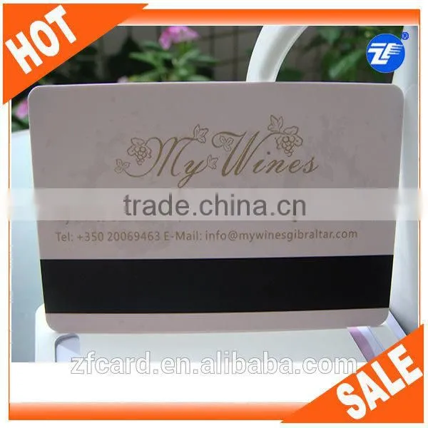 hot sale plastic card, pvc card barcode card maker