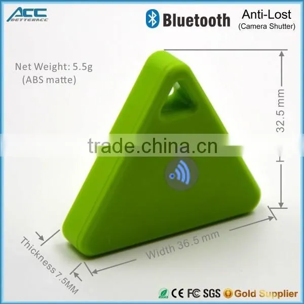 Bluetooth 4.0 Anti-lost/Anti-Theft Alarm Device/Tracker key Finder GPS Locator with Camera Remote Shutter and Recording Function