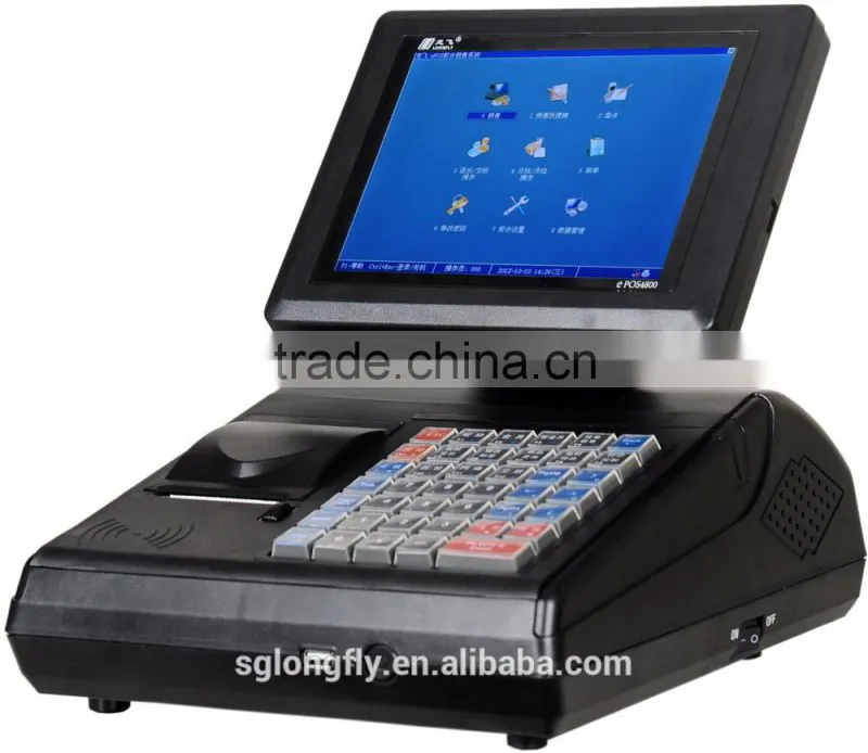 42raised keyboard ARM POS system Digits LED Customer display 64MB SD RAM