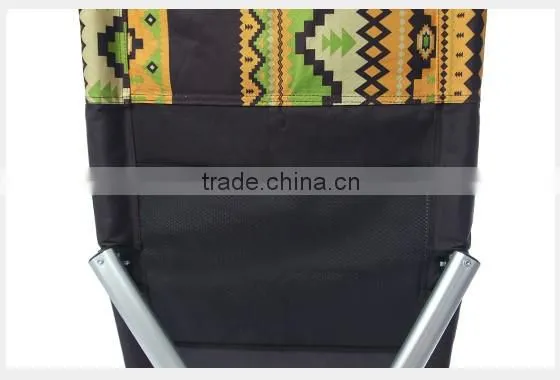 folding outdoor fishing aluminum armrest chair with EN581-1&-2