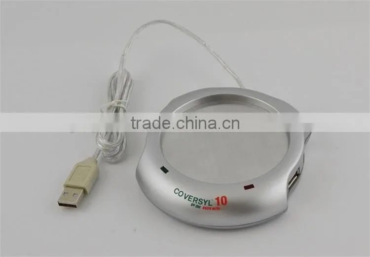 USB cup warmer mug heater with usb hub for computer