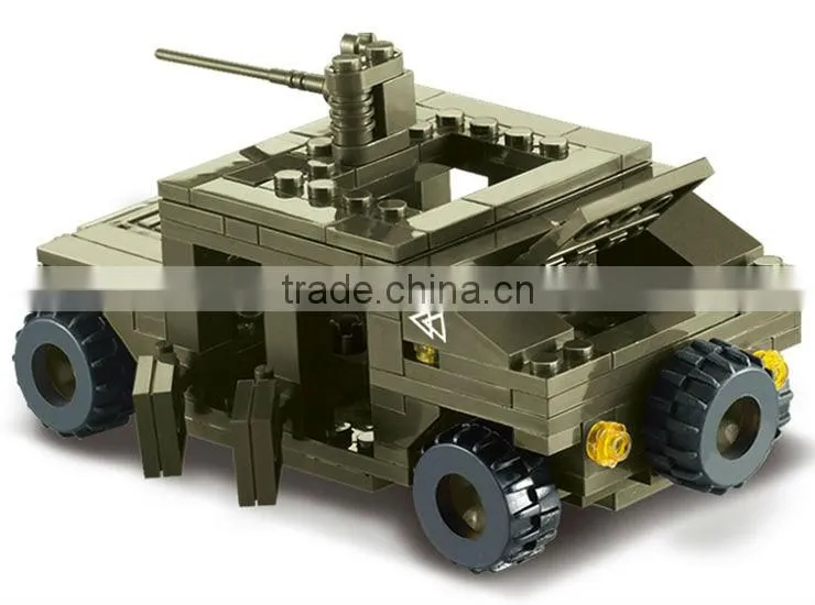 bd-7530297 children building block Army force plastic intelligent building block 175pcs