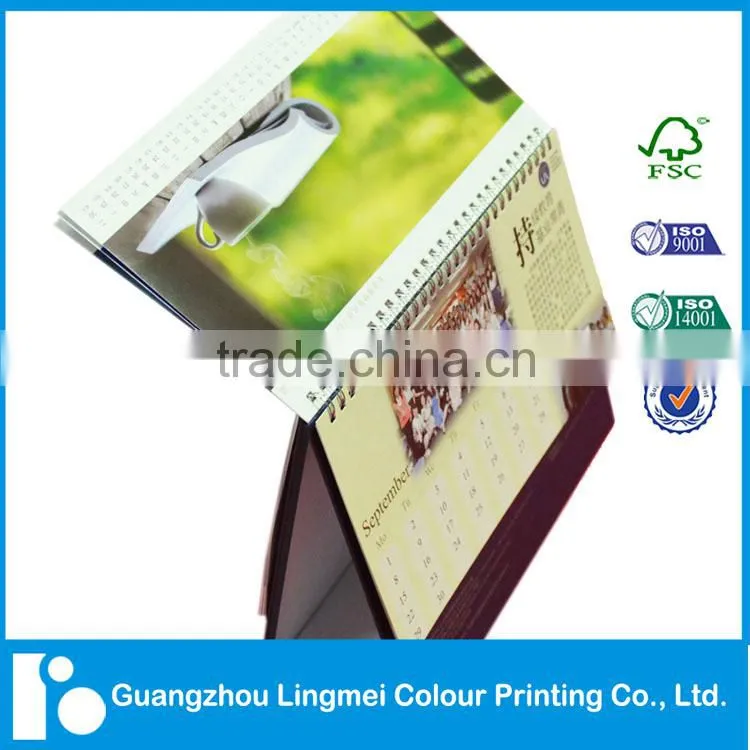 Table calendar printing, desk calendar with memo pads