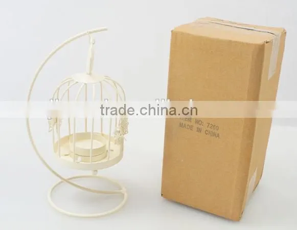 chinese bird cage candle holder for wedding