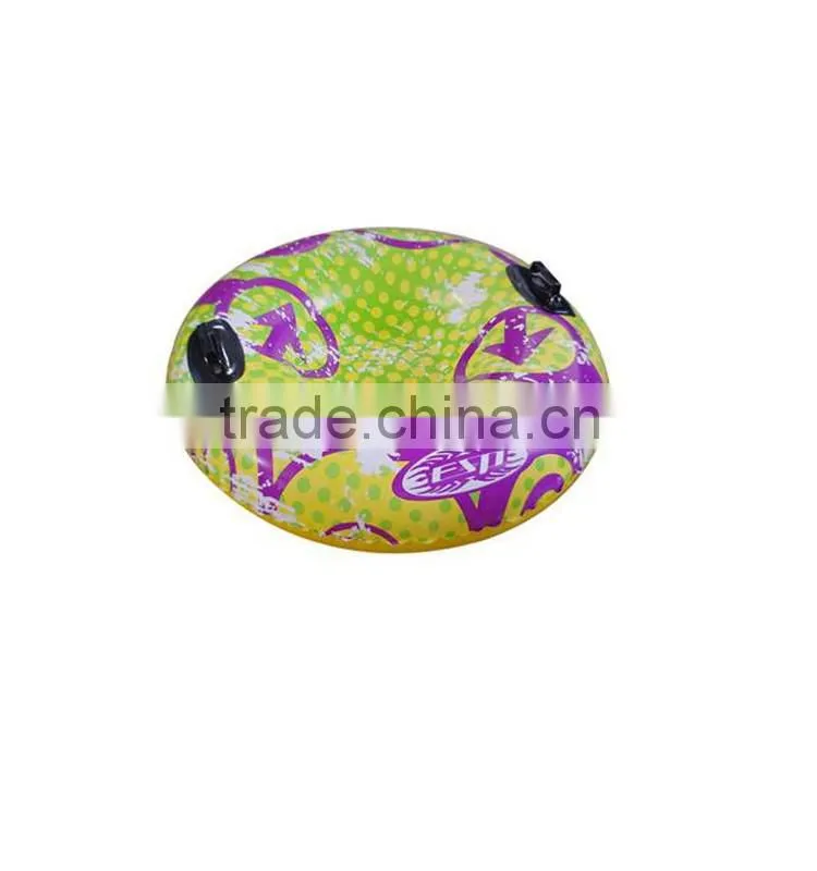 Custom PVC inflatable snow sled snow towable tube