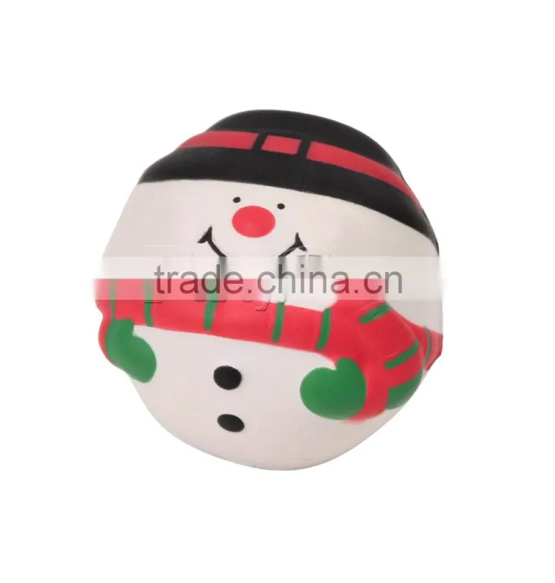 Partypro Zhejiang Hot Toys for Christmas 2015 Custom Logo Soft PU Foam Stress Toy