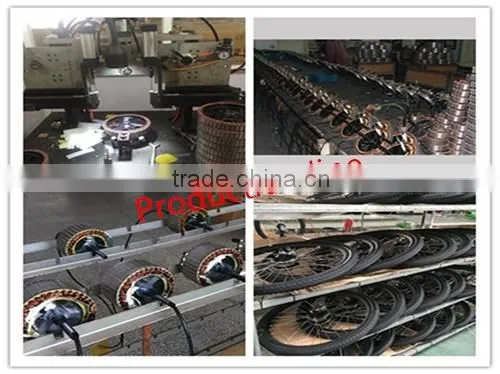 250W electric brushless geared motor with casette freewheel