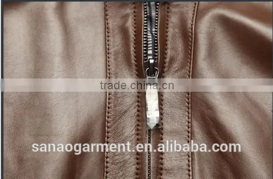 Handcrafted sheep leather jackets for men wholesale