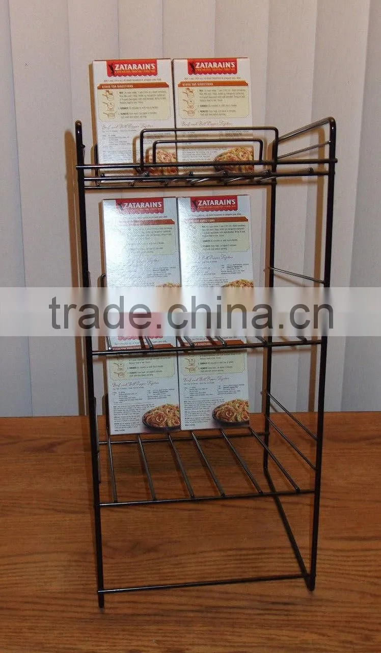 Free Standing Snack Food Retail Shop Design Metal Rack