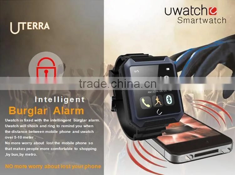 2015 New iOS Android Wrist watch with waterproof dustproof and shockproof function