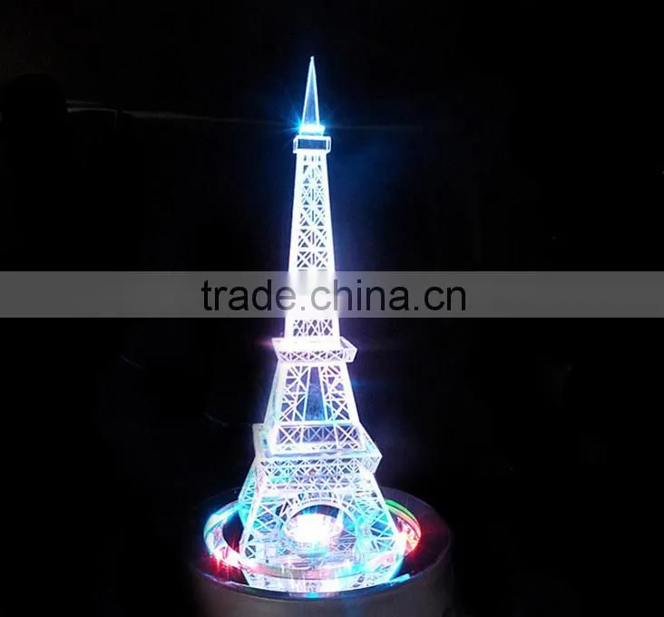 Crystal Eiffel Tower Building Model Christmas Gifts 2015