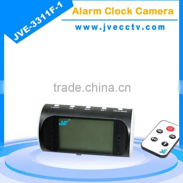 Hot clock camera JVE-3311F-1 remote control clock camera