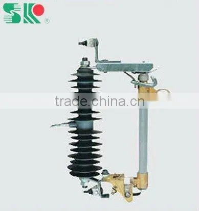 Silicone rubber high voltage drop out fuse
