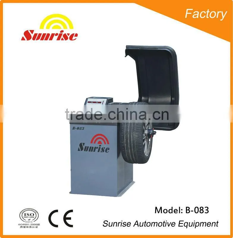 Automatic start/stop wheel balancer equipment with CE