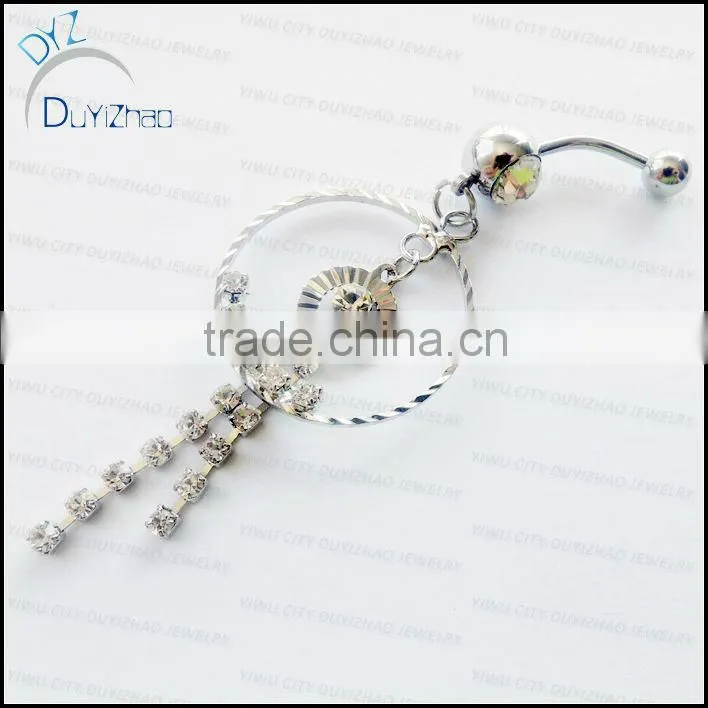 navel belly ring 2013 new products vibrating navel rings