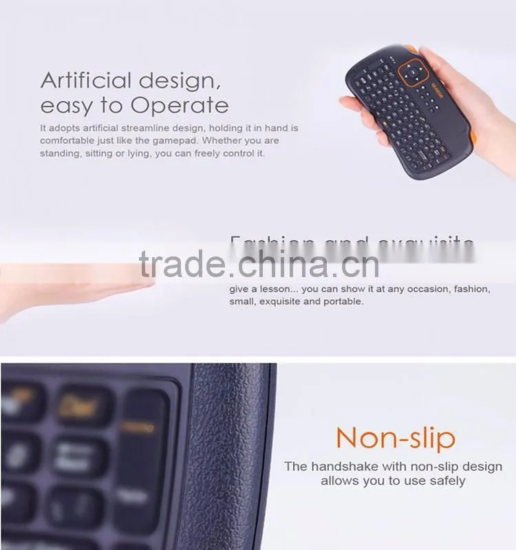 GLEESE 2.4G RF Rii mini i8+ Wireless Keyboard Touch Pad mouse Backlit gaming Keyboard for HTPC Tablet