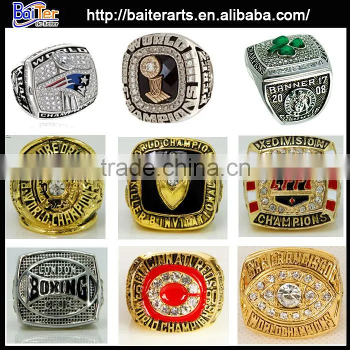 Custom Men Silver Stainless Steel Class Championship Ring Team Super Bowl Champion Ring Replica Sport Championship Ring Sale