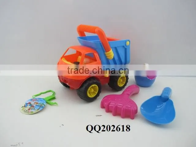 Plastic toy sand beach play set