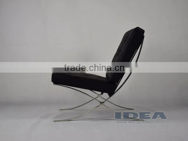 DC2001 Replica Mies Van Der Rohe Barcelona Chair - Black