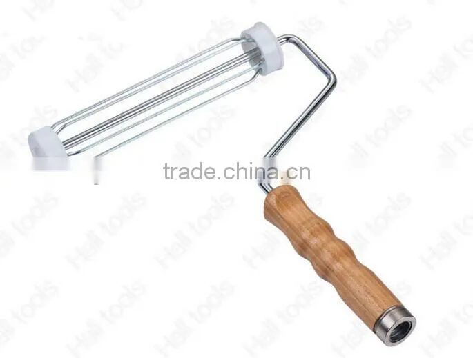 us style wooden handle roller brush frame