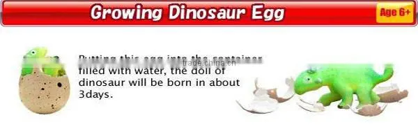 MIni size growing dinosaur eggs /novel pet eggs toy / water growing egg toys