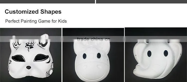Kids Arts and Crafts Lesson Use Paper Face Mask