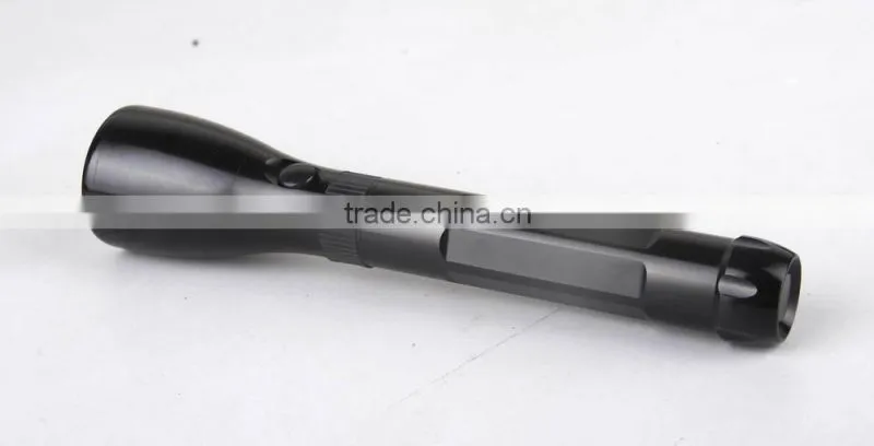 JD-323 D2 LED Aluminium rechargeable high power sanford torch / flashlight black