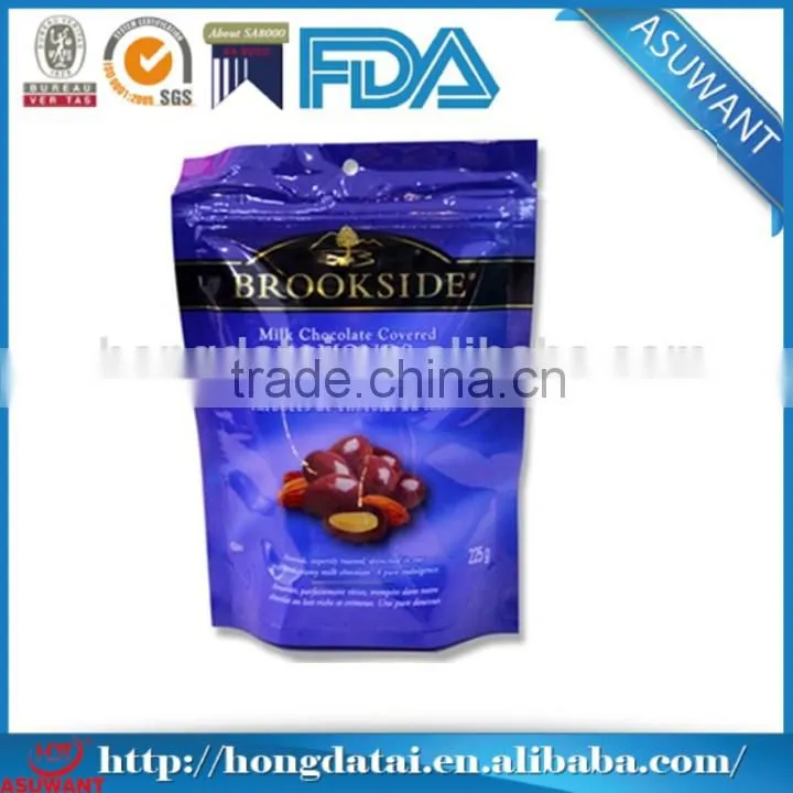 Wholesale machine price zipper plastic foil bag