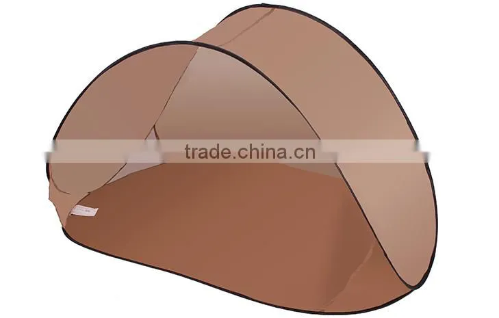 Portable outdoor pop up beach tent