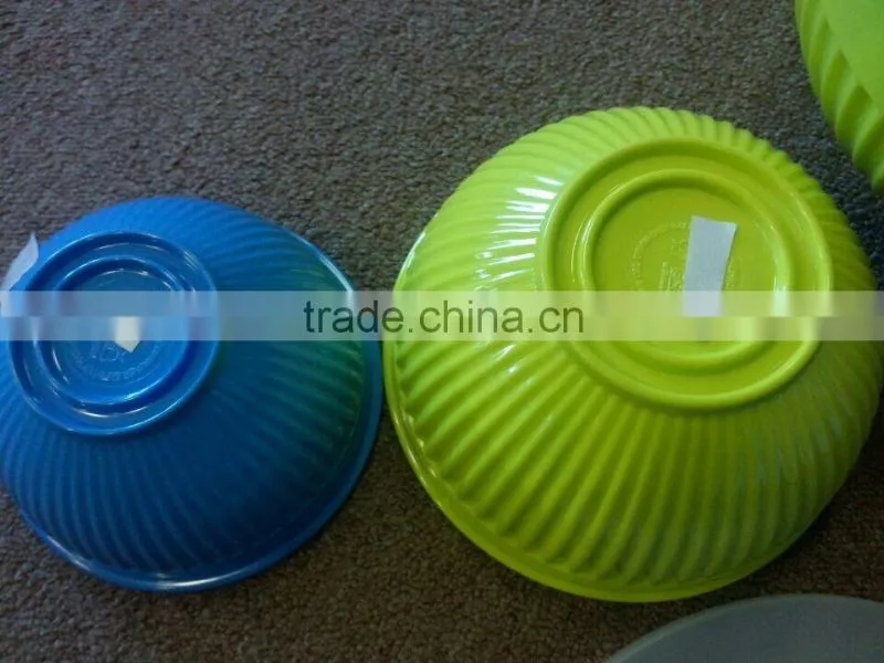 2015 New arrival non toxic 5pcs plastic mixing bowl set for baby