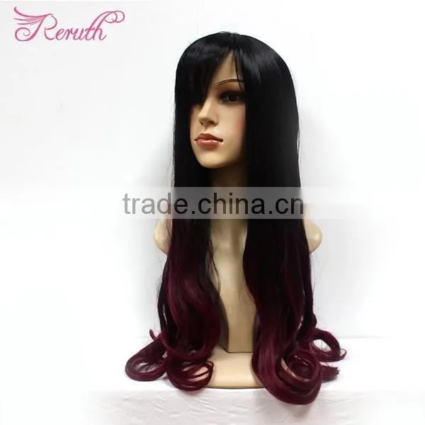 High Quality Natural Black Human Wig Brazilian Virgin Human Hair