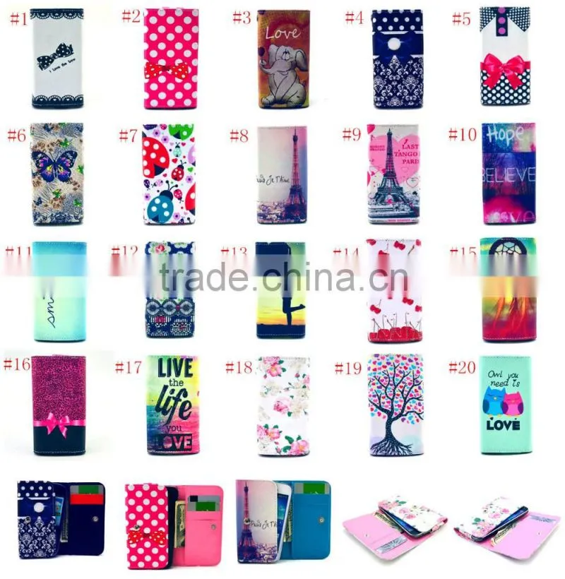 OEM Beautiful Pattern PU Leather Case Cover,Customized Flip Case For Iphone 7
