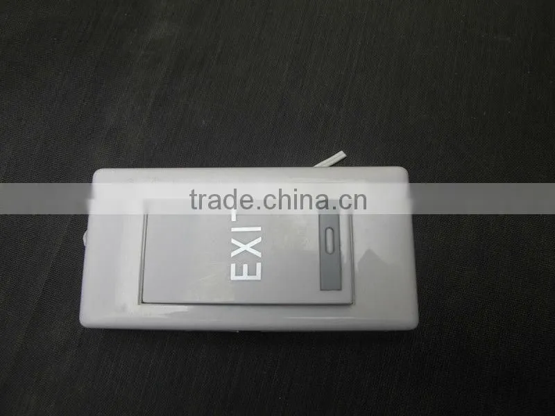 Door Open Button,PVC Mini Release Button with PC fire retardant material and Silver Contact,door exit button