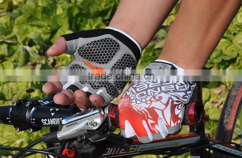4 Colors 3D Gel Breathable Mountain Bike Summer Cycling Gloves Half Finger