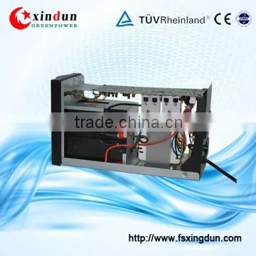 Modified Wave 12VDC 220VAC Single Phase LED 1000VA/600W Portable Inverter with Built-in 7.2AH*2 Battery Backup UPS