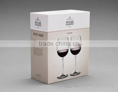 wholesale exquisite wine glass cardboard gift box