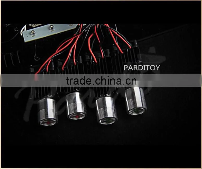 Diamond shape LED laser bottle stand glorifier