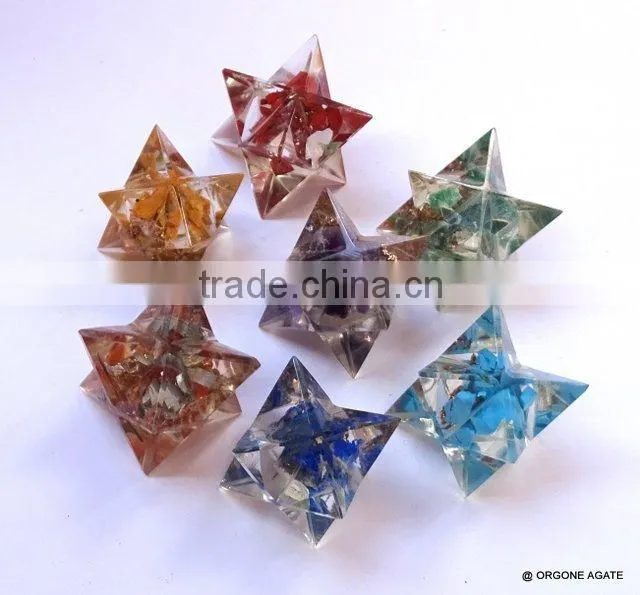 Orgonite Merkaba Star : Chakra Wholesale Sets