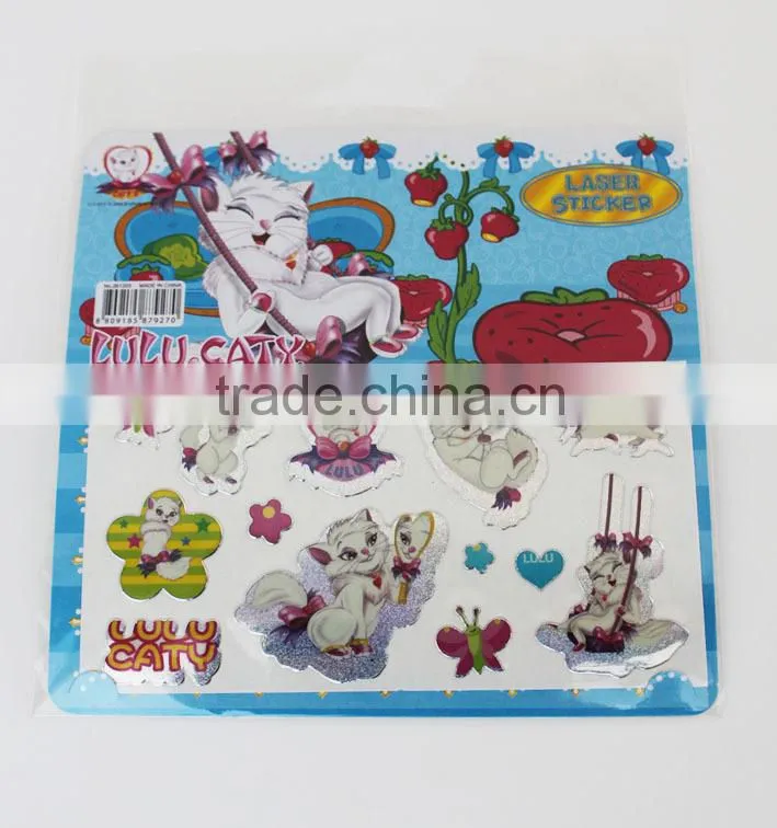 2015 hot sale DIY product die cut chipboard alphabet letter sticker